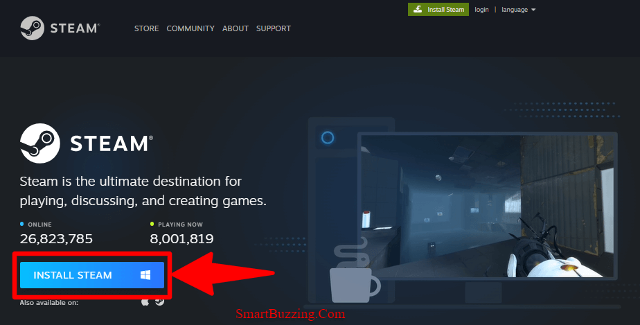 Download And Install Steam Setup On Windows PC
