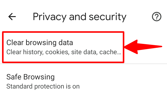 How To Clear Chrome Browsing Data On Android 3