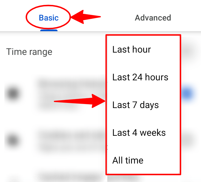 How To Clear Chrome Browsing Data On Android 4